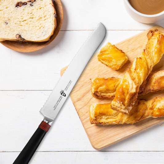 TUO Cutlery - Ring Lite - 9-inch Bread Knife