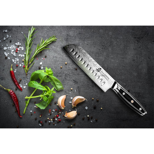 Santoku knife, Santoku, Japanese knife, tuo cutlery, kitchen knives, cutlery