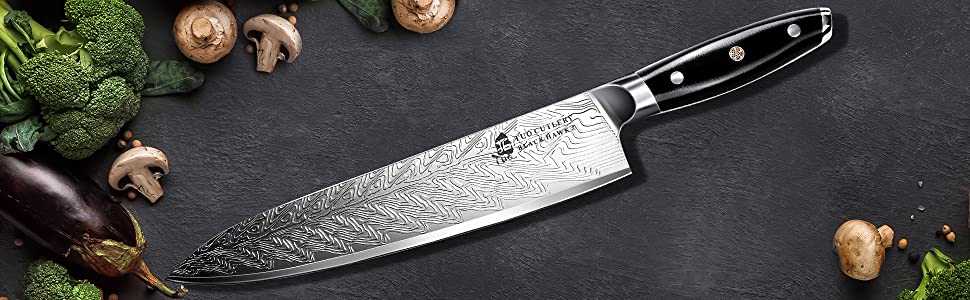 The Best Deserved Knife - Ripped Pattern Chef's Knife