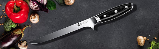 Tuo Cutlery, Boning Knife, Meat Knife, Premium High Carbon Stainless Steel, Full Tang, Ergonomics handle, Professional Kitchen Knife, Fillet Knife, Super Sharp Blade, Cookware